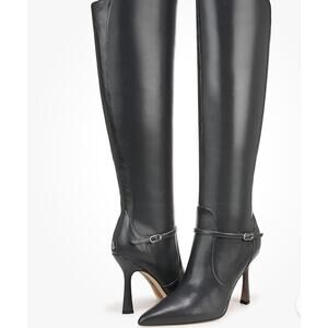 Sam Edelman Women’s Elia Pointed Toe Knee High Boot in Iron Smoke Fall Winter 7